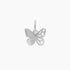 Roma Charm Collection Pendant Silver Roma Butterfly Charm (Silver)