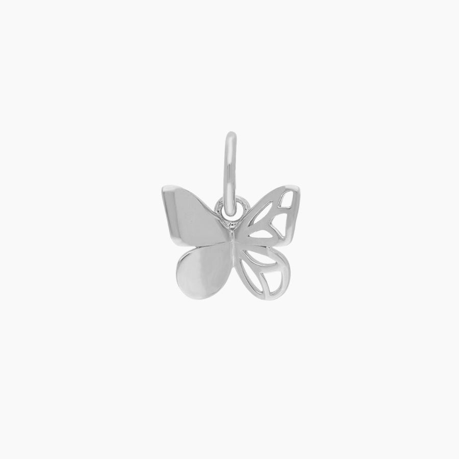 Roma Charm Collection Pendant Silver Roma Butterfly Charm (Silver)