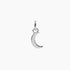 Roma Charm Collection Pendant Silver Roma Crescent Moon Charm (Silver)