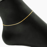 Roma Italian Adjustables Anklet Italian Giana Curb Adjustable Anklet (Gold)