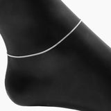 Roma Italian Adjustables Anklet Italian Giana Curb Adjustable Anklet (Silver)