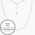Roma Italian Adjustables Necklaces Rose Gold 24" Italian Venezia Box Adjustable Chain (Rose Gold)