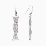 Roma Private Collection Earrings Silver Diamond-Cut Bead Dangle Earrings in Sterling Silver