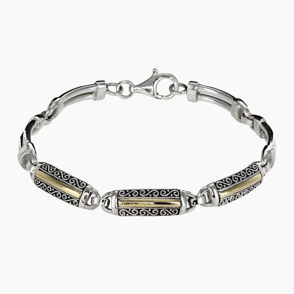1 Piece Silver Bracelets Chain 6mm Round Bali Silver Snake Chain 20 cm Long  | eBay