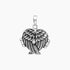 Roma Silver Collection Pendants Locket Sterling Silver Angel Wing Locket