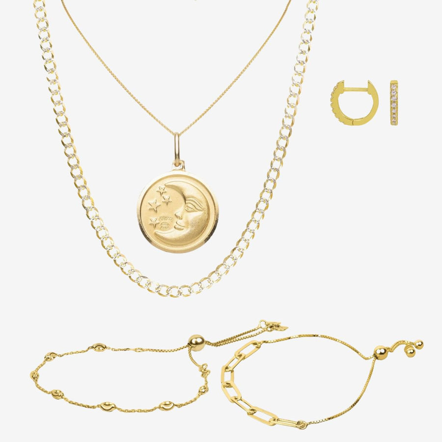 Roma Silver Collection Sets Kim's Valente Curb Gift Set
