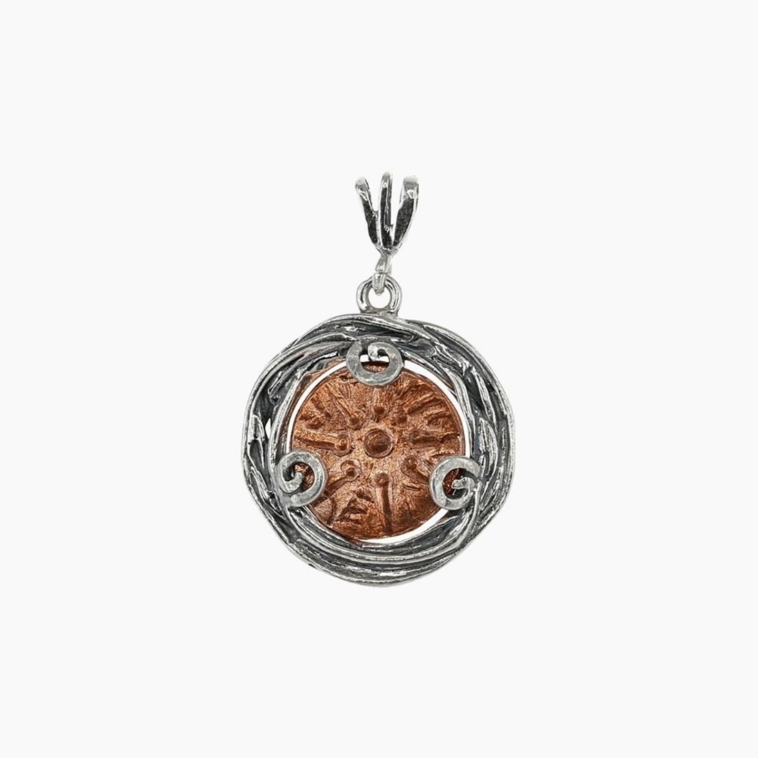 Authentic Widow s Mite Nested Pendant Roma Designer Jewelry