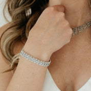 Silk Collection Bracelets Silver Silk Collection Bracelet with Swiss Blue Topaz Accents