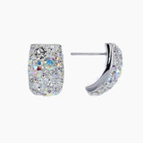 Crystal Collection Earrings Color / Aurora Borealis Aurora Borealis Arched Swarovski Crystal Earrings