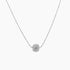 Crystal Collection Necklaces Color / Clear Small Swarovski Crystal Single Ball Necklace
