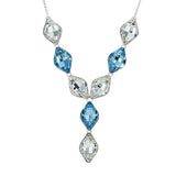 Crystal Collection Necklaces Color / Silver Swarovski Crystal Statement Necklace in Sterling Silver