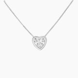 Crystal Collection Necklaces Gold Dainty CZ Heart Necklace