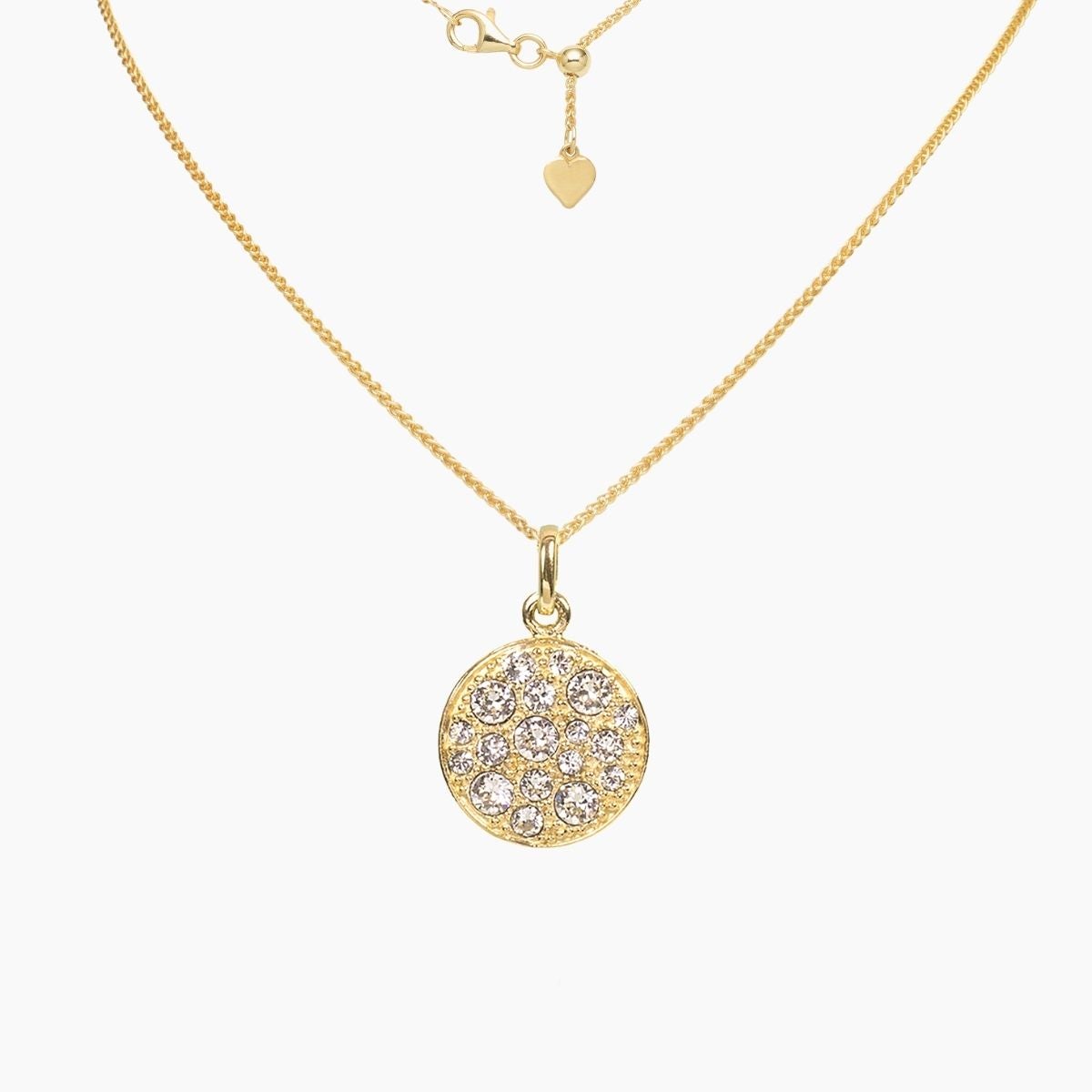 Swarovski gold diamond necklace Clearance