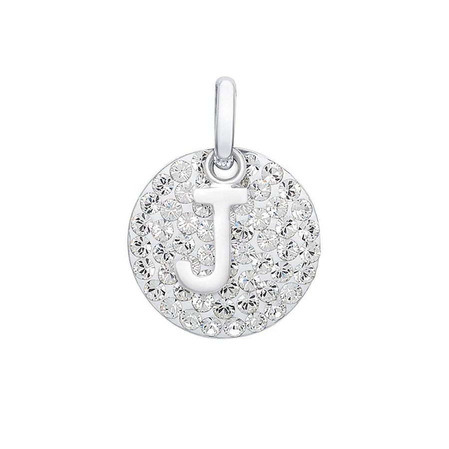 Swarovski initial necklace j clearance