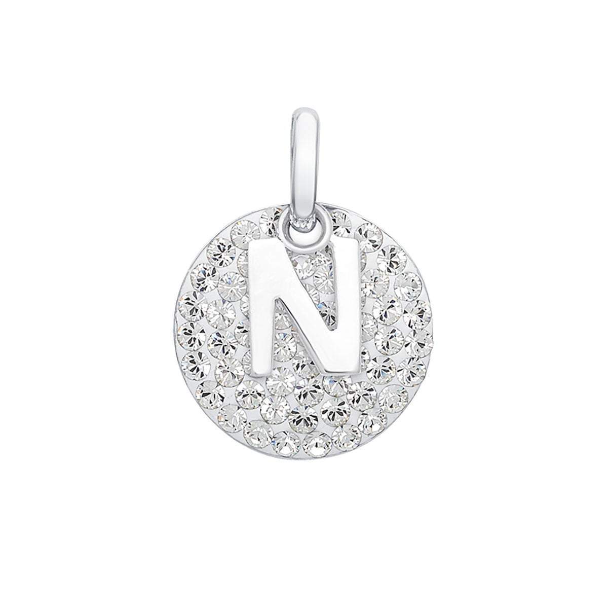Swarovski initial necklace j hotsell