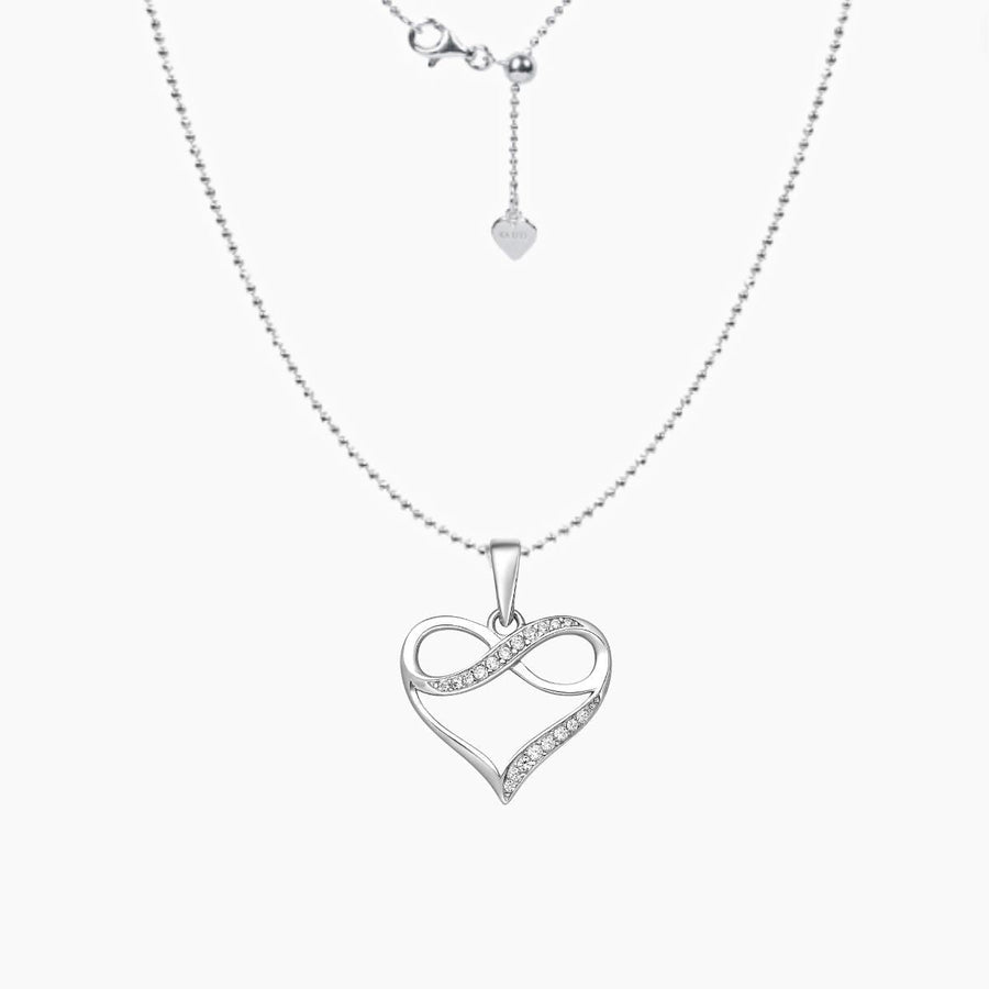 Crystal Collection Pendants Pendant + Chain Forever Love CZ Heart and Infinity Pendant