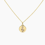 Crystal Collection Pendants Pendant + Chain Roma Serpent Medallion (Gold)