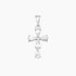 Crystal Collection Pendants Pendant Sterling Silver Pear Cut CZ Cross Pendant