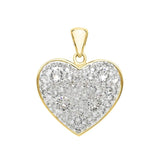 Crystal Collection Pendants Pendant Swarovski Crystal Heart Pendant (Gold)