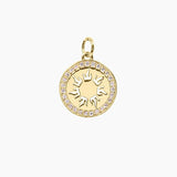 Crystal Collection Pendants Radiant Sun Medallion (Gold)