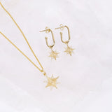 Crystal Collection Pendants Shining Star Earring