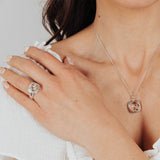 Crystal Collection Rings Champagne Swarovski Crystal Square Ring