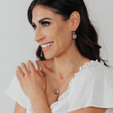 Crystal Collection Rings Champagne Swarovski Crystal Square Ring