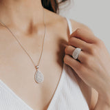 Crystal Collection Rings Pave Swarovski Crystal Curved Ring