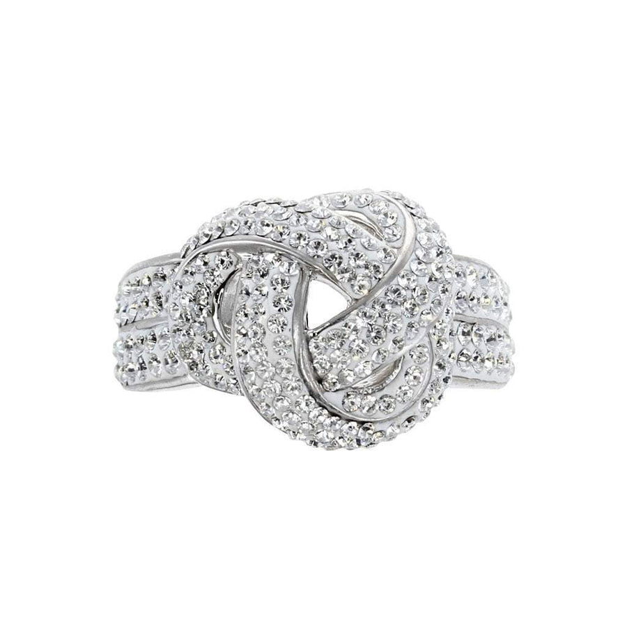 Crystal Collection Rings Swarovski Crystal Knot Ring