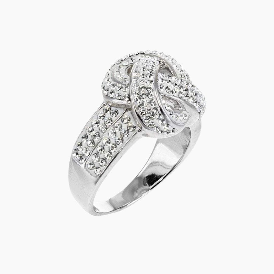 Crystal Collection Rings Swarovski Crystal Knot Ring