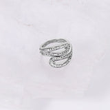 Crystal Collection Rings Wrapped Swarovski Crystal Ring
