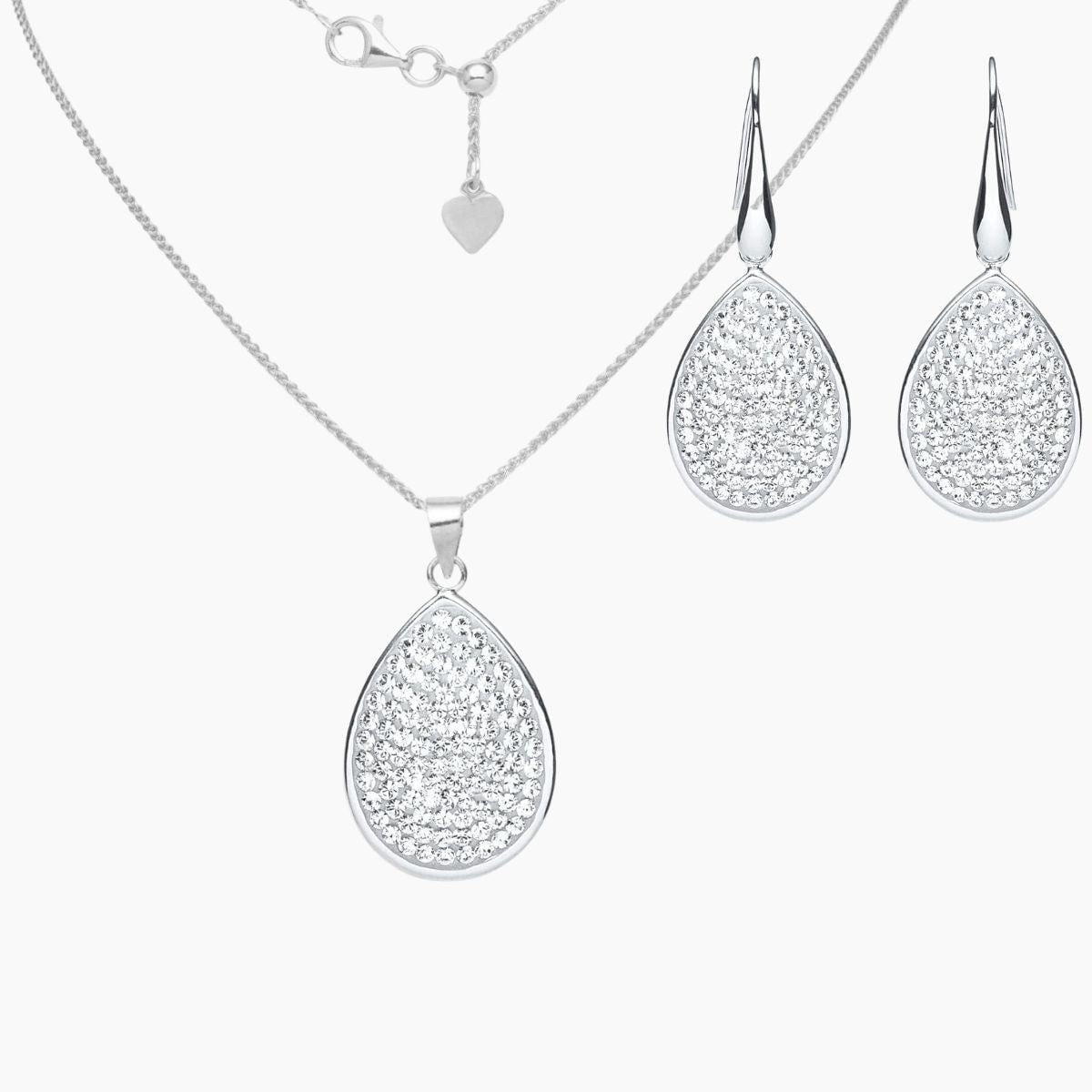 Amazon.com: Sivalya AMALFI Raw Emerald Necklace Earrings Set Sterling Silver  - Amalfi Jewelry Set for Women in Solid 925 Silver - Natural Pear Green  Stones - Emerald Gemstone Jewelry- Gift Packaging Included : Handmade  Products