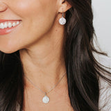 Crystal Collection Sets The Swarovski Crystal Disc Necklace & Earring Set
