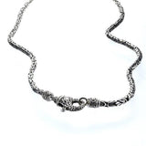 David Beck Bali Necklaces David Beck Bali Byzantine 3mm Silver Chain (18" - 24")