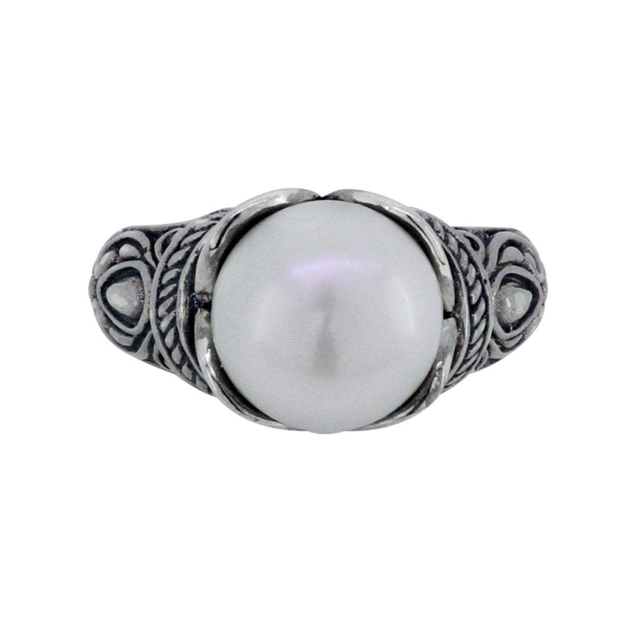 David Beck Bali Rings Freshwater Pearl Bali Ring