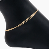 Eros Milano Anklet Randiance 3-Strand Anklet in Gold