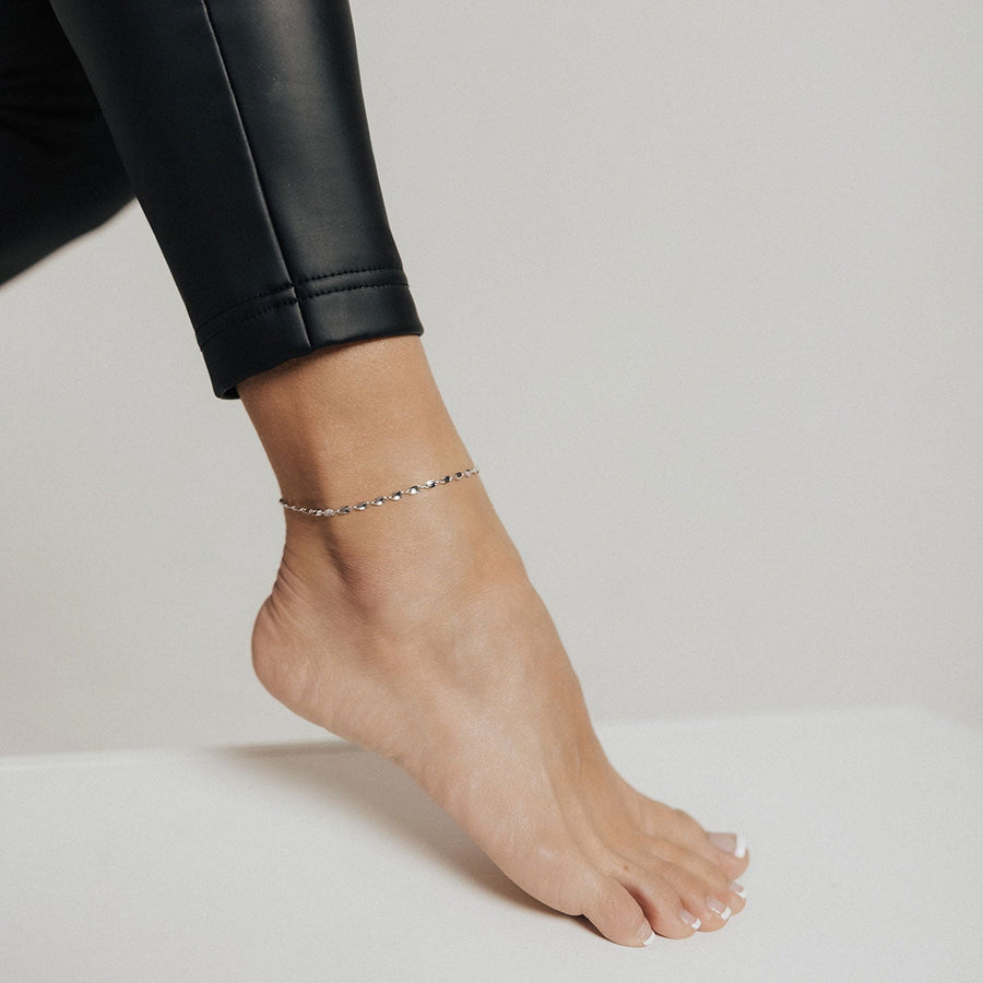 Eros Milano Anklets Silver Confetti Anklet (Silver)