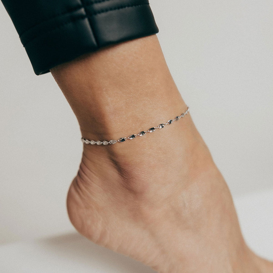 Eros Milano Anklets Silver Confetti Anklet (Silver)