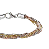 Eros Milano Bracelets Radiance 20-Strand Bracelet in Tri-Color