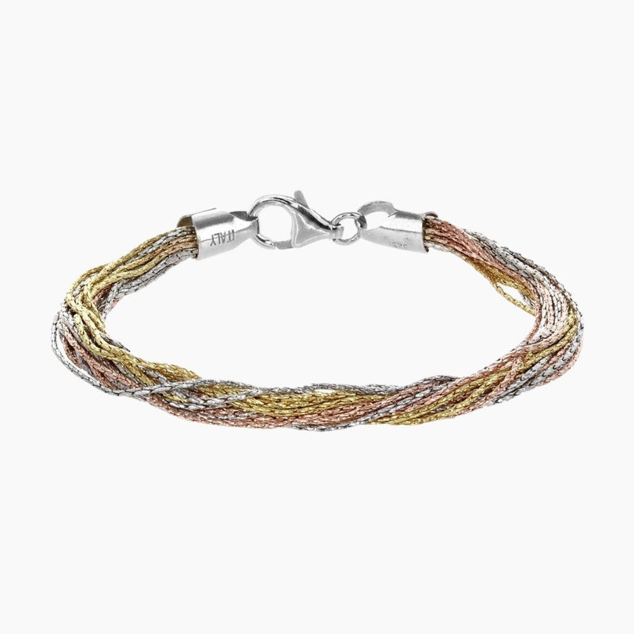 Eros Milano Bracelets Radiance 20-Strand Bracelet in Tri-Color