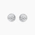 Eros Milano Earrings Rhodium Sterling Silver Swirl Stud Earrings