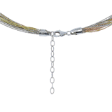 Eros Milano Necklaces Default Title / Tri-Color Radiance 20-Strand Necklace in Tri-Color