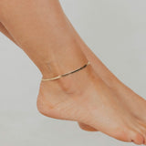 Eros Milano Necklaces Hera 4mm Herringbone Anklet