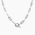 Eros Milano Necklaces Silver Alessia Paperclip Toggle Necklace (Silver)