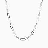 Eros Milano Necklaces Silver Alessia Paperclip Toggle Necklace (Silver)
