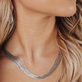 Eros Milano Necklaces Silver Radiance 20-Strand Necklace in Sterling Silver