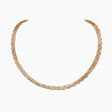 Eros Milano Necklaces Tri-Color / 7-Strand Multi-Strand Tri-Color Woven Necklace