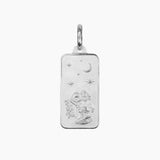 Eros Milano Pendants Aquarius Aquarius Rectangle Pendant in Sterling Silver