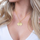 Eros Milano Pendants Guardian Angel Medallion in 18k Gold Vermeil