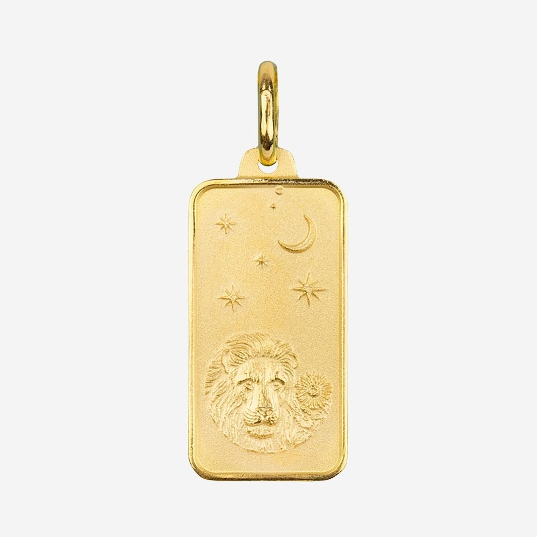 Star sign gold pendant discount